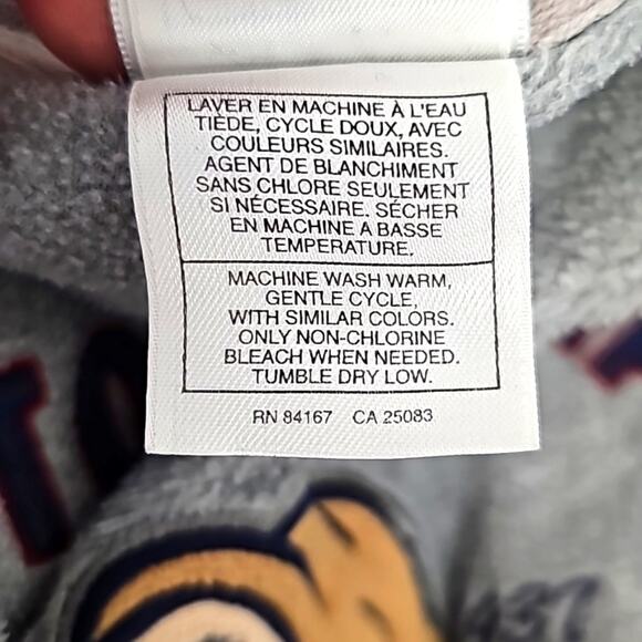 Disney Store "Happy To Be Grumpy" Fleece Embroidered Grumpy Sweatshirt Size M - Picture 8 of 8